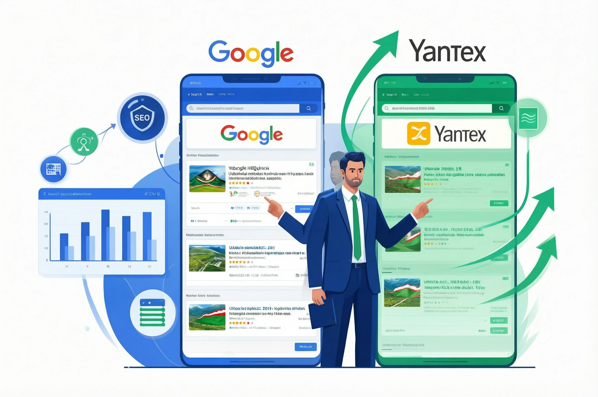 2026 yilda O'zbekistonda SEO: Google vs Yandex?